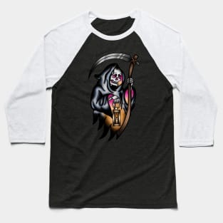 Sad Grim Reaper Baseball T-Shirt